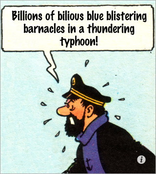 Billions of Blue Blistering Barnacles!